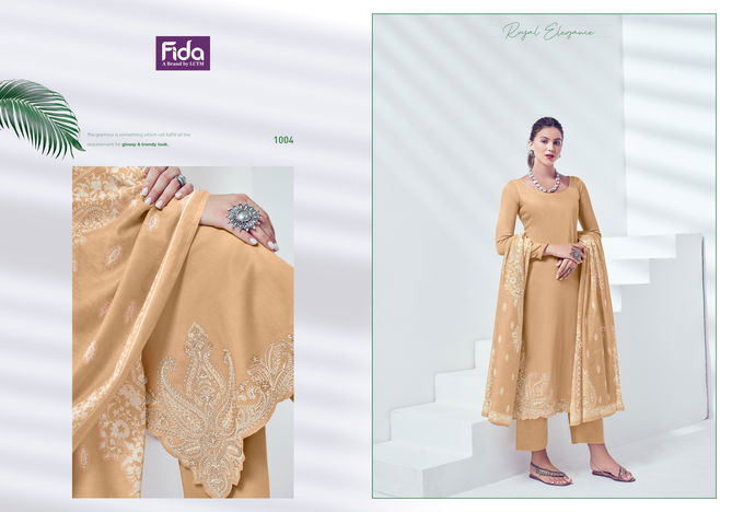 Nyura By Fida Embroidery Pure Cotton Designer Salwar Kameez Wholesale Price In Surat